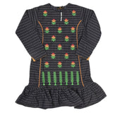Girls Embroidered Kurti - Navy Blue, Kids, Girls Kurti, Chase Value, Chase Value