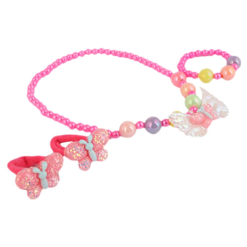 Girls Mala - Dark Pink, Kids, Jewellery Sets, Chase Value, Chase Value