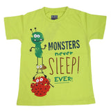 Boys Round Neck Half Sleeves T-Shirt - Green, Kids, Boys T-Shirts, Chase Value, Chase Value
