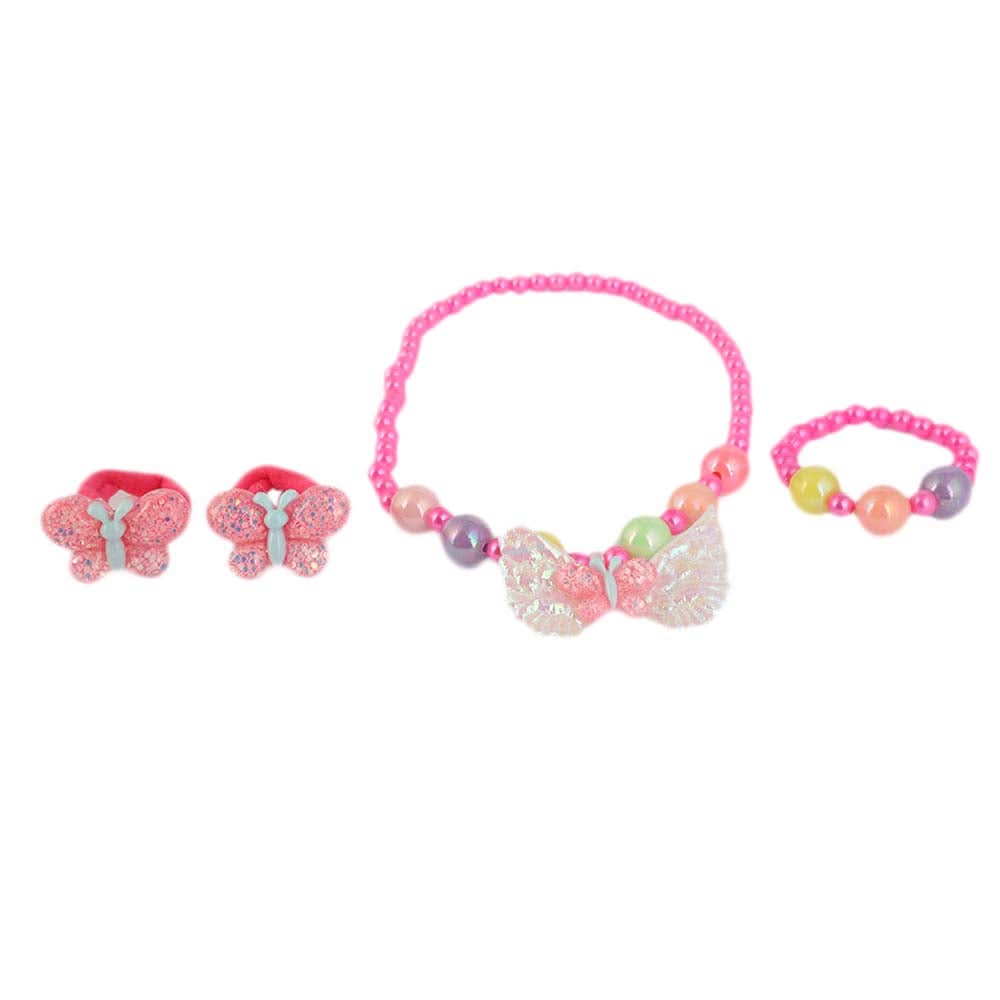 Girls Mala - Dark Pink, Kids, Jewellery Sets, Chase Value, Chase Value
