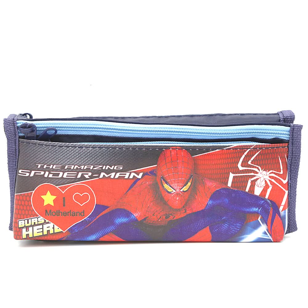 Spider-Man Pencil Pouch - Navy Blue, Kids, Pencil Boxes And Stationery Sets, Chase Value, Chase Value