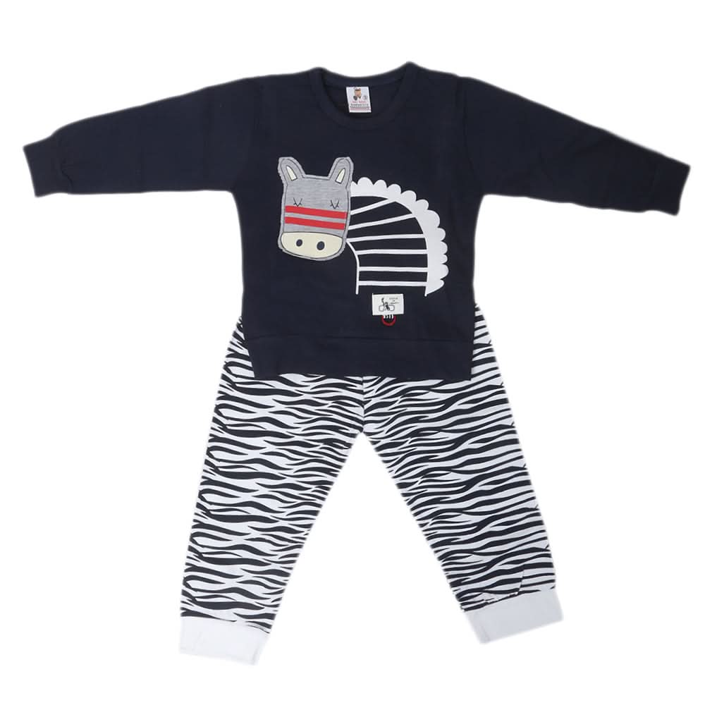 Boys Full Sleeves Suit - Navy Blue, Kids, Boys Sets And Suits, Chase Value, Chase Value