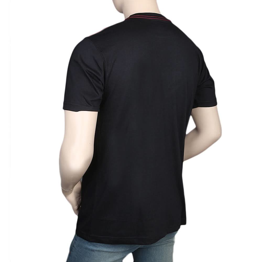 Men's Half Sleeves Round Neck T-Shirt - Black, Men, T-Shirts And Polos, Chase Value, Chase Value
