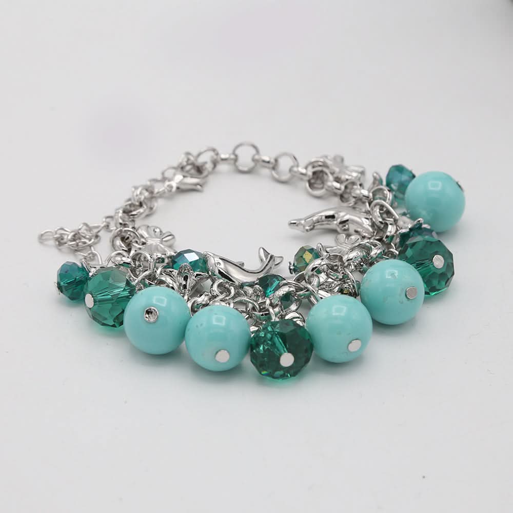 Girls Funky Bracelet- Cyan, Kids, Bangles & Bracelet, Chase Value, Chase Value