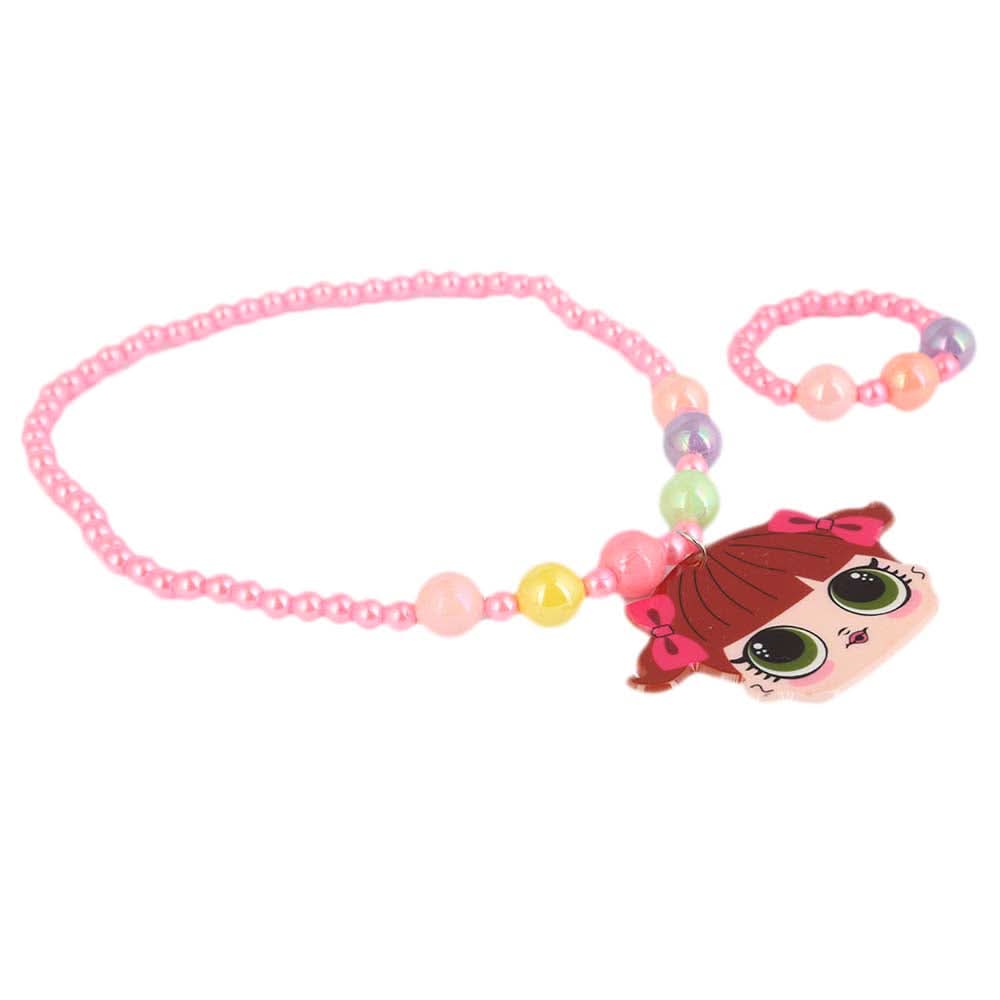 Girls Mala - Pink, Kids, Jewellery Sets, Chase Value, Chase Value