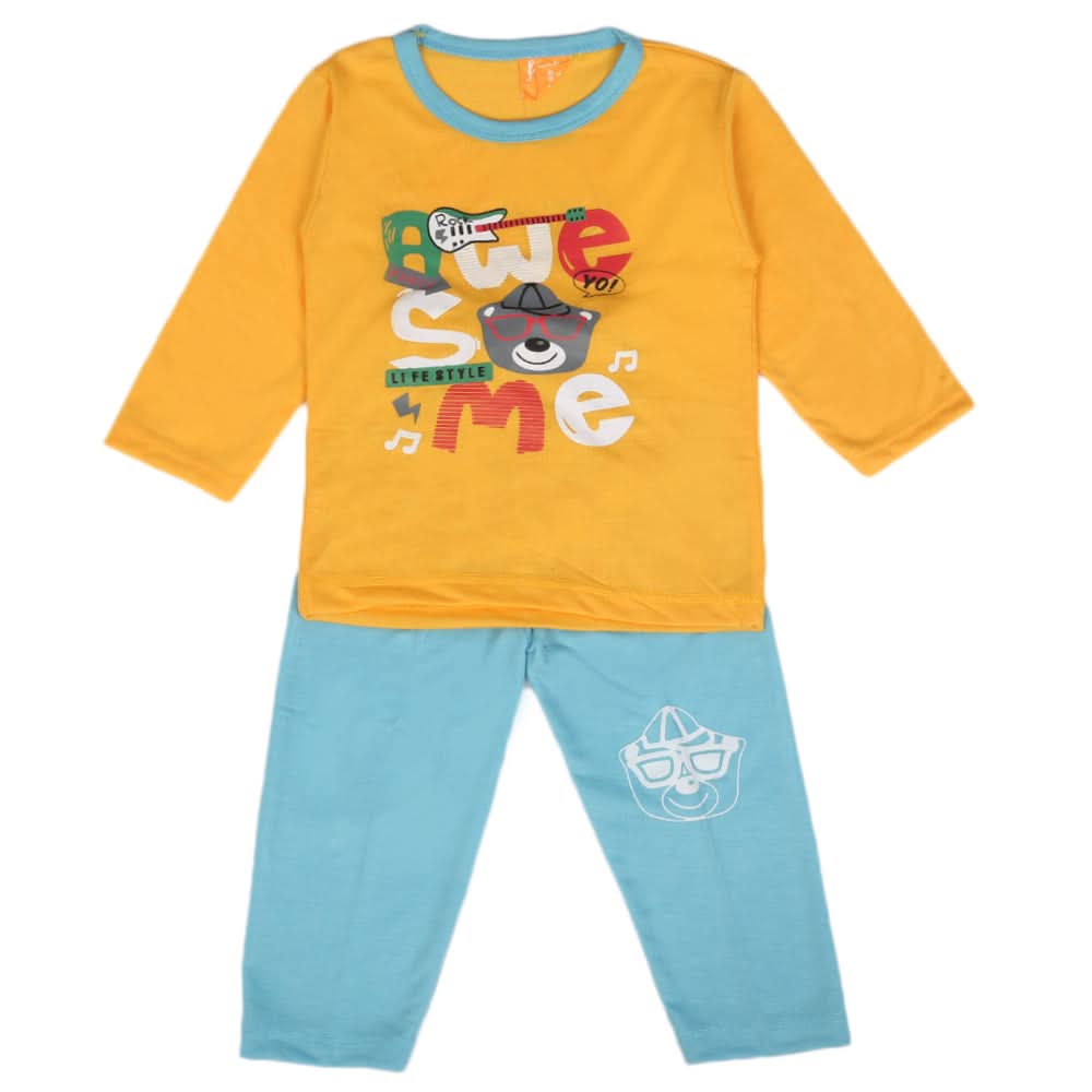 Boys Full Sleeves Suit - Yellow, Boys Sets & Suits, Chase Value, Chase Value
