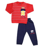 Boys Full Sleeves 2 Pcs Suit - Red, Kids, Boys Sets And Suits, Chase Value, Chase Value