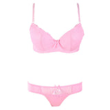 Women's Foam Bra & Panty Set - Pink, Women, Bra And Panty Sets, Chase Value, Chase Value