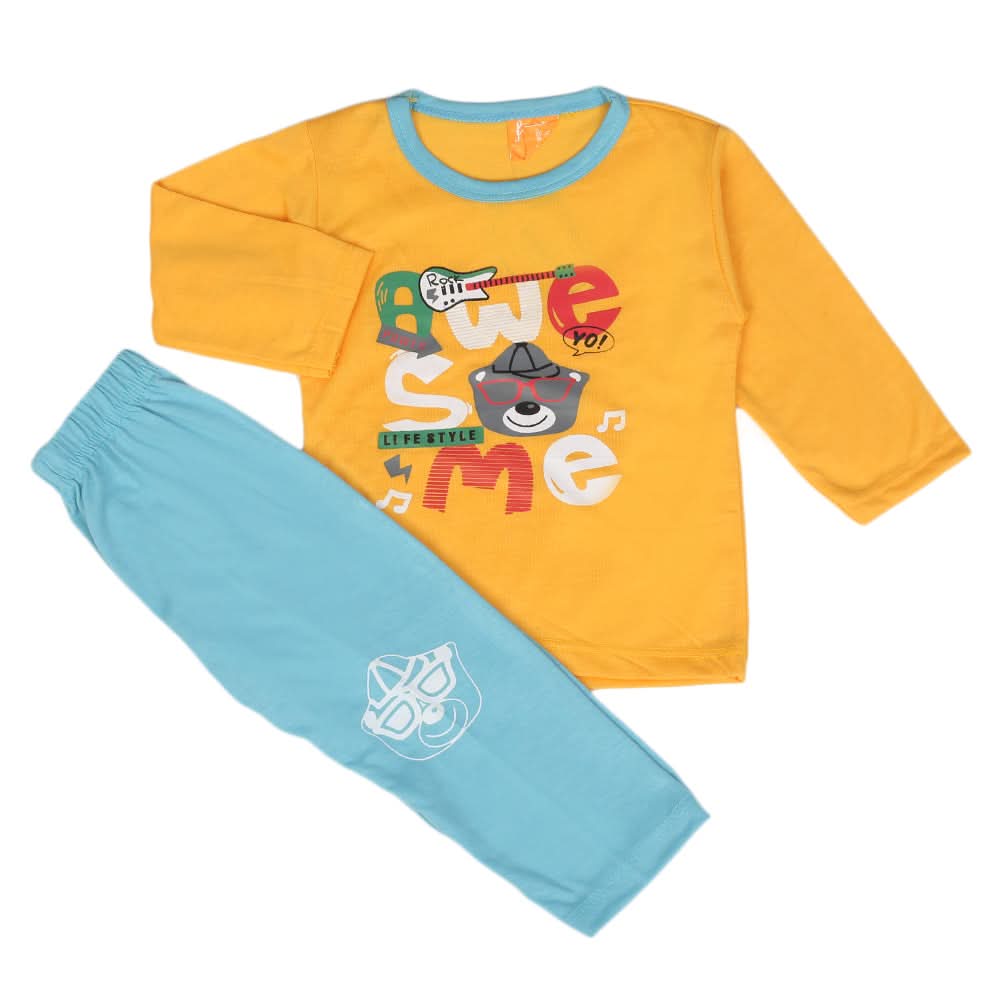Boys Full Sleeves Suit - Yellow, Boys Sets & Suits, Chase Value, Chase Value