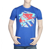 Men's Half Sleeves Round Neck T-Shirt - Royal Blue, Men, T-Shirts And Polos, Chase Value, Chase Value