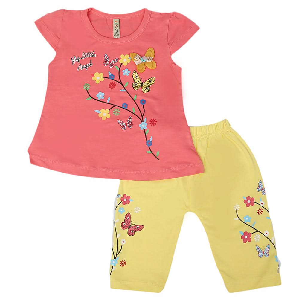 Girls Lycra Suit - Dark Pink, Kids, Girls Sets And Suits, Chase Value, Chase Value