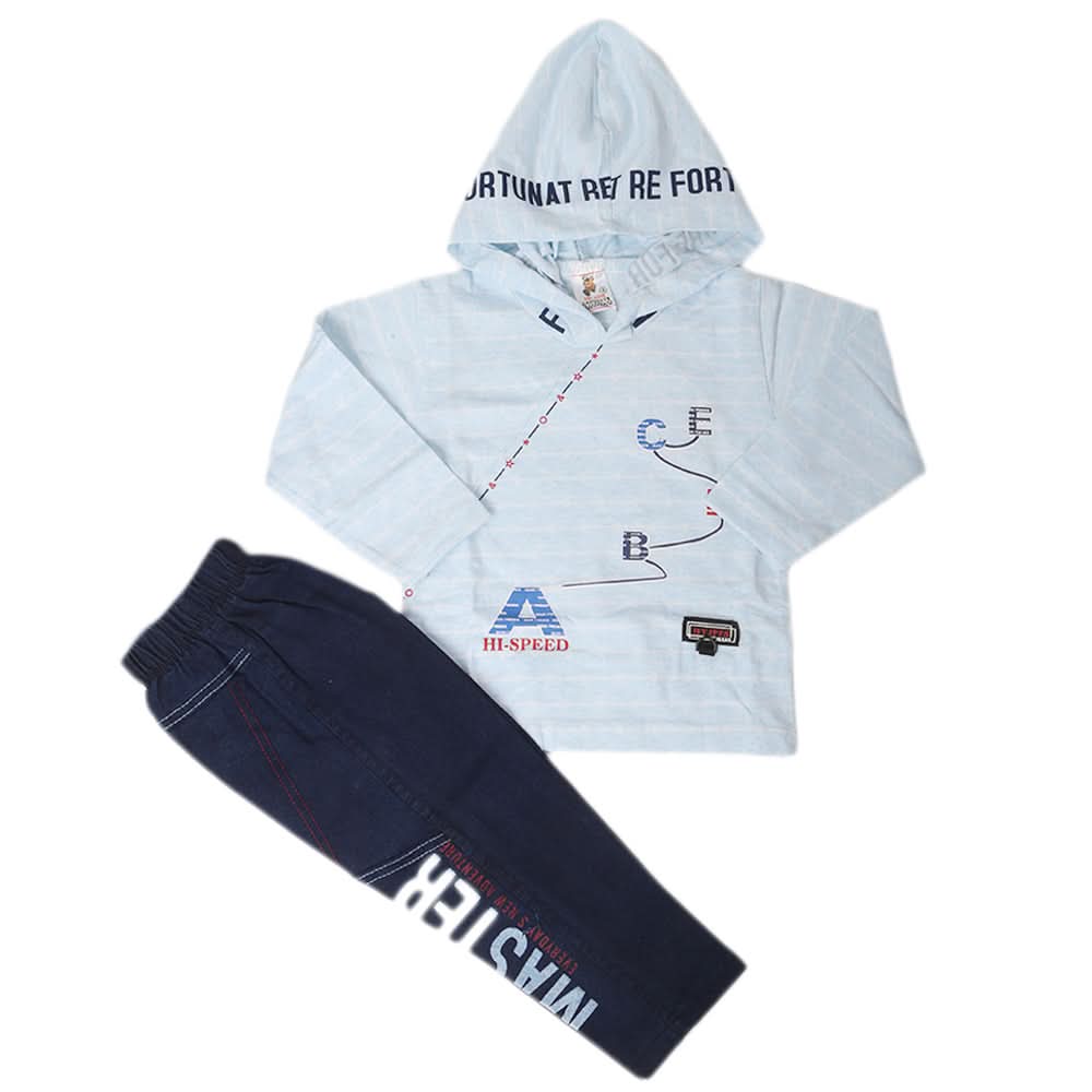 Boys Full Sleeves Suit - Light Blue, Kids, Boys Sets And Suits, Chase Value, Chase Value