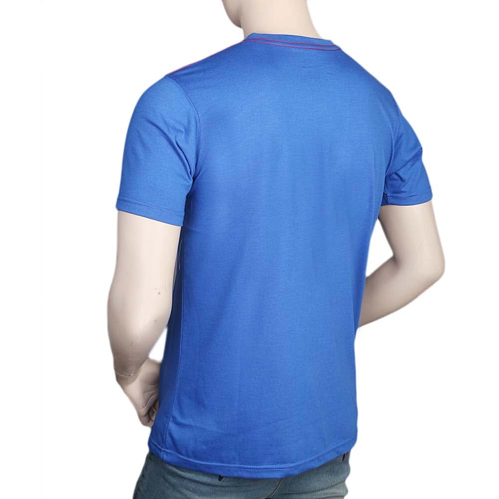 Men's Half Sleeves Round Neck T-Shirt - Royal Blue, Men, T-Shirts And Polos, Chase Value, Chase Value