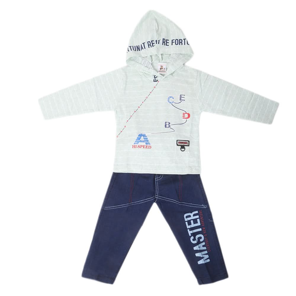 Boys Full Sleeves Suit - Light Green, Kids, Boys Sets And Suits, Chase Value, Chase Value