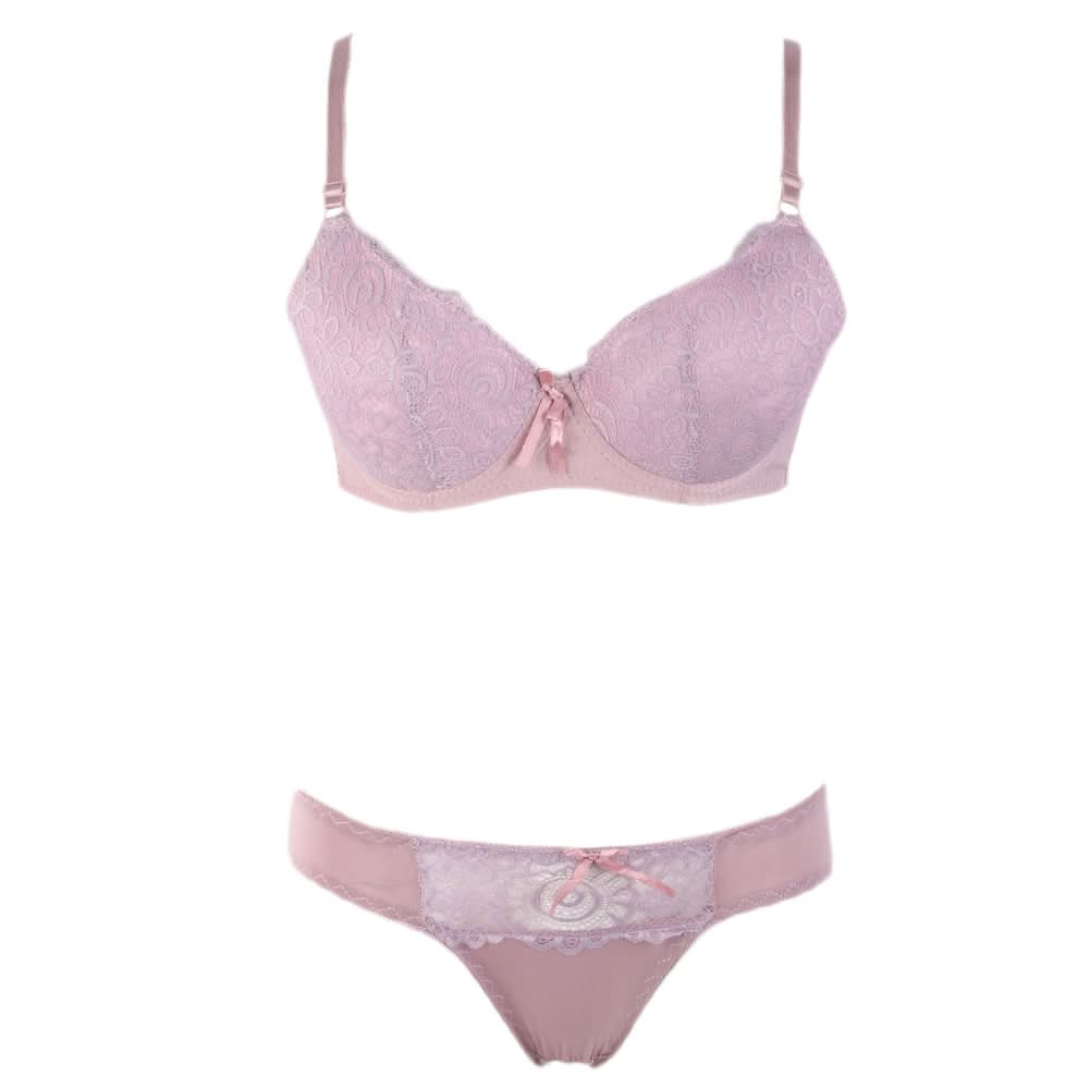Women's Foam Bra & Panty Set - Purple, Women, Bra And Panty Sets, Chase Value, Chase Value