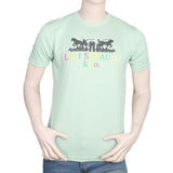 Men's Half Sleeves Round Neck T-Shirt - Green, Men, T-Shirts And Polos, Chase Value, Chase Value