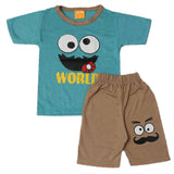 Boys Half Sleeves Suit - Sea Green, Kids, Boys Sets And Suits, Chase Value, Chase Value