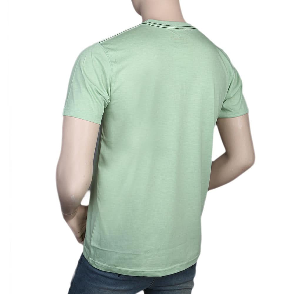 Men's Half Sleeves Round Neck T-Shirt - Green, Men, T-Shirts And Polos, Chase Value, Chase Value