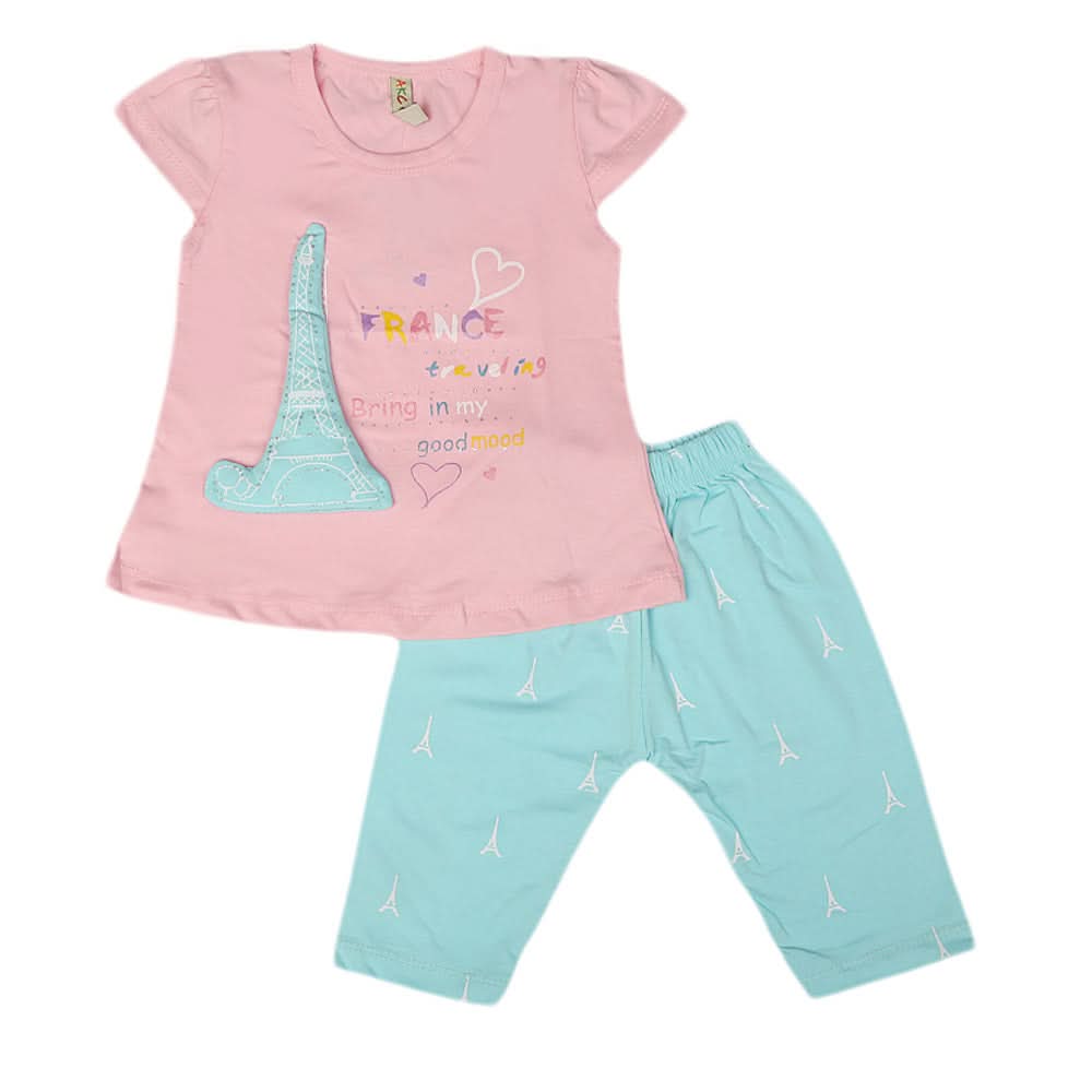 Girls Lycra Suit - Light Pink, Kids, Girls Sets And Suits, Chase Value, Chase Value