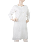 Women's Khaddar Kurti - A - White, Women, Ready Kurtis, Chase Value, Chase Value