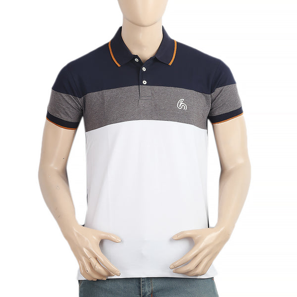 Men's Half Sleeves Polo T-Shirt - Navy Blue, Men, T-Shirts And Polos, Chase Value, Chase Value