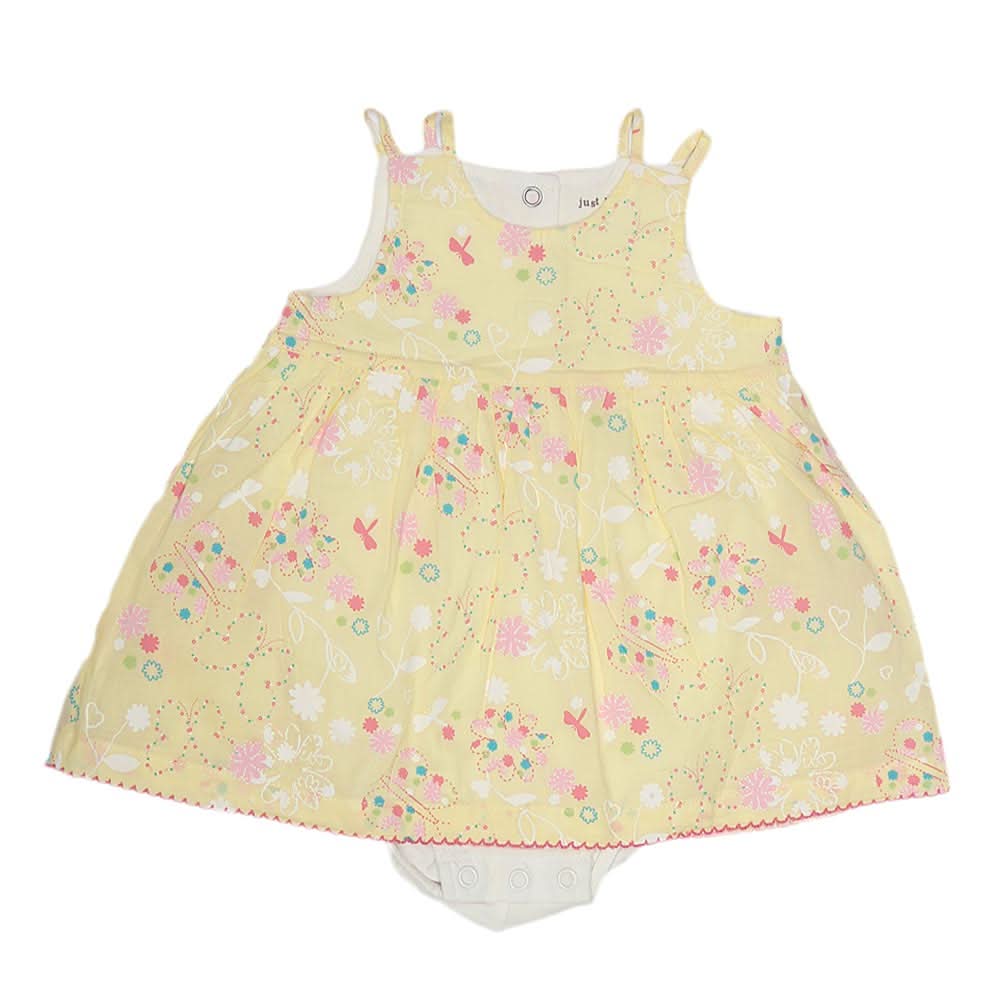 Newborn Girls Romper - Yellow, Kids, NB Girls Rompers, Chase Value, Chase Value
