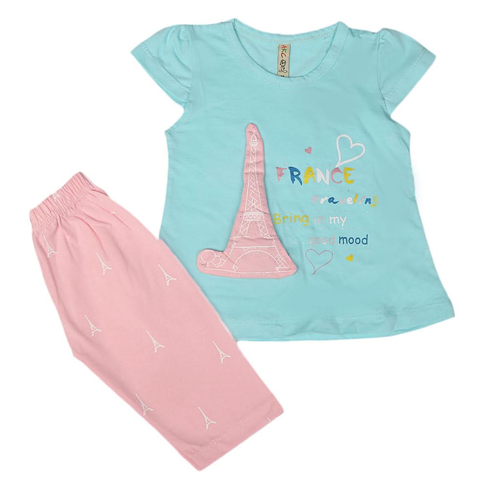 Girls Lycra Suit - Blue, Kids, Girls Sets And Suits, Chase Value, Chase Value