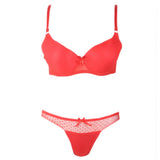 Women's Foam Bra & Panty Set - Red, Women, Bra And Panty Sets, Chase Value, Chase Value
