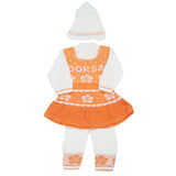 Newborn Girls Irani Suit - Orange, Kids, NB Girls Sets And Suits, Chase Value, Chase Value