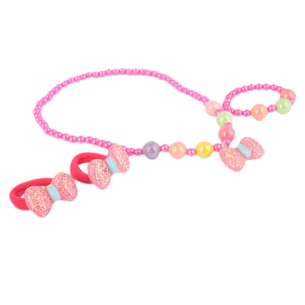 Girls Mala - Dark Pink, Kids, Jewellery Sets, Chase Value, Chase Value