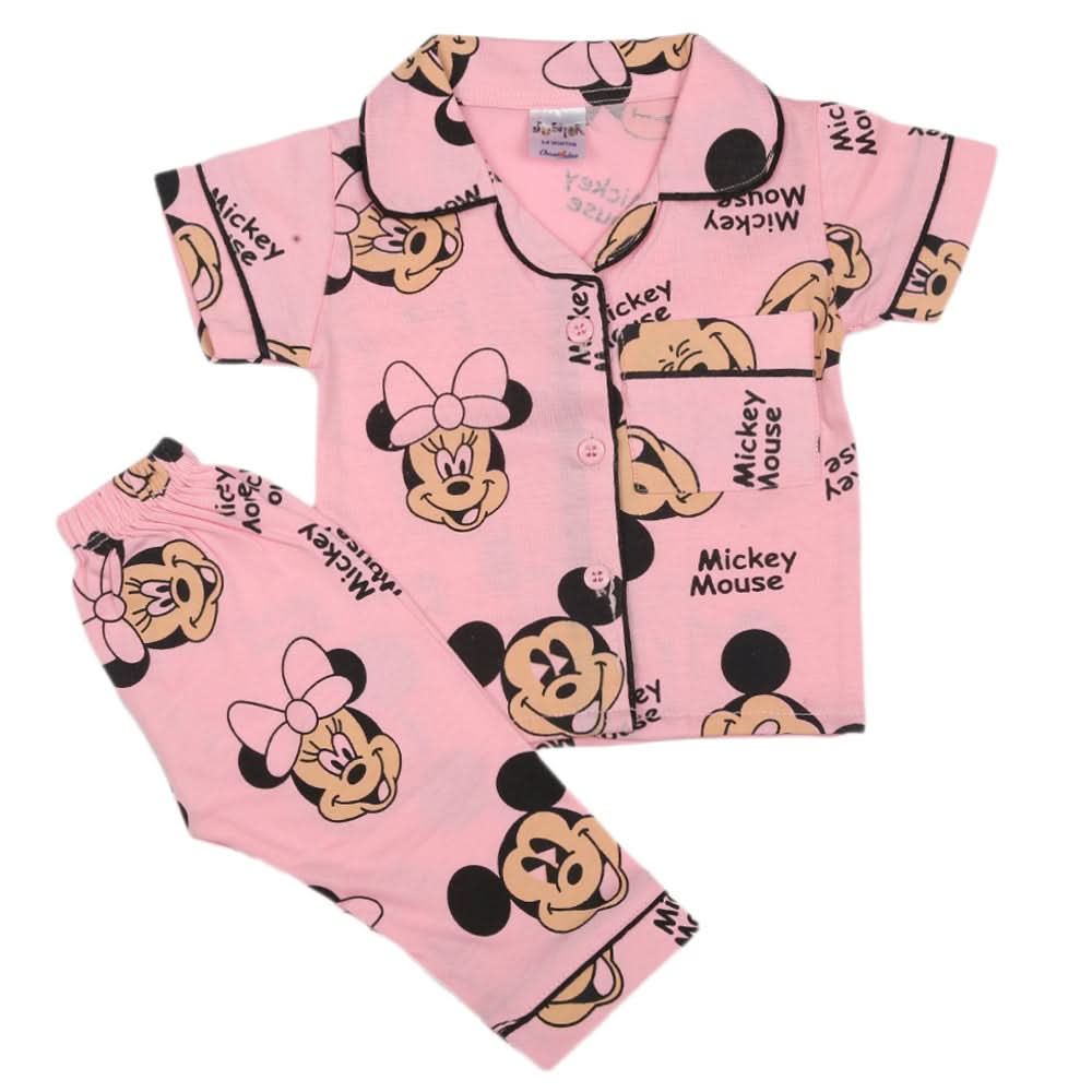 Newborn Boys Night Suit - Pink, Kids, New Born Boys Sets And Suits, Chase Value, Chase Value