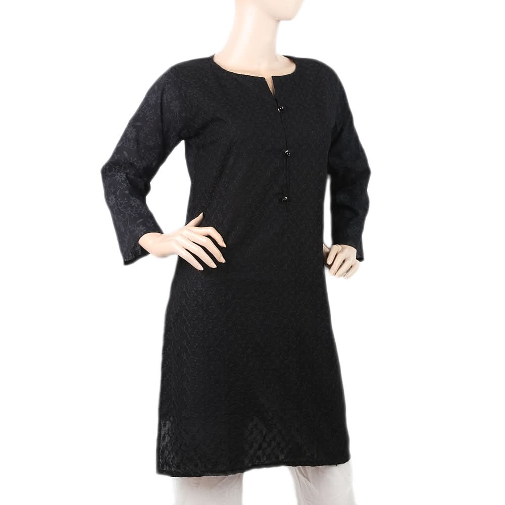 Women's Chicken Kurti - C - Black, Women, Ready Kurtis, Chase Value, Chase Value