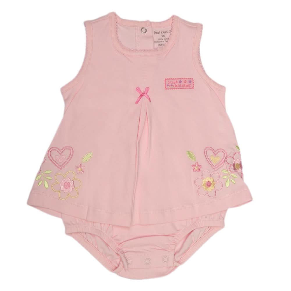 Newborn Girls Romper - Light Pink, Kids, NB Girls Rompers, Chase Value, Chase Value