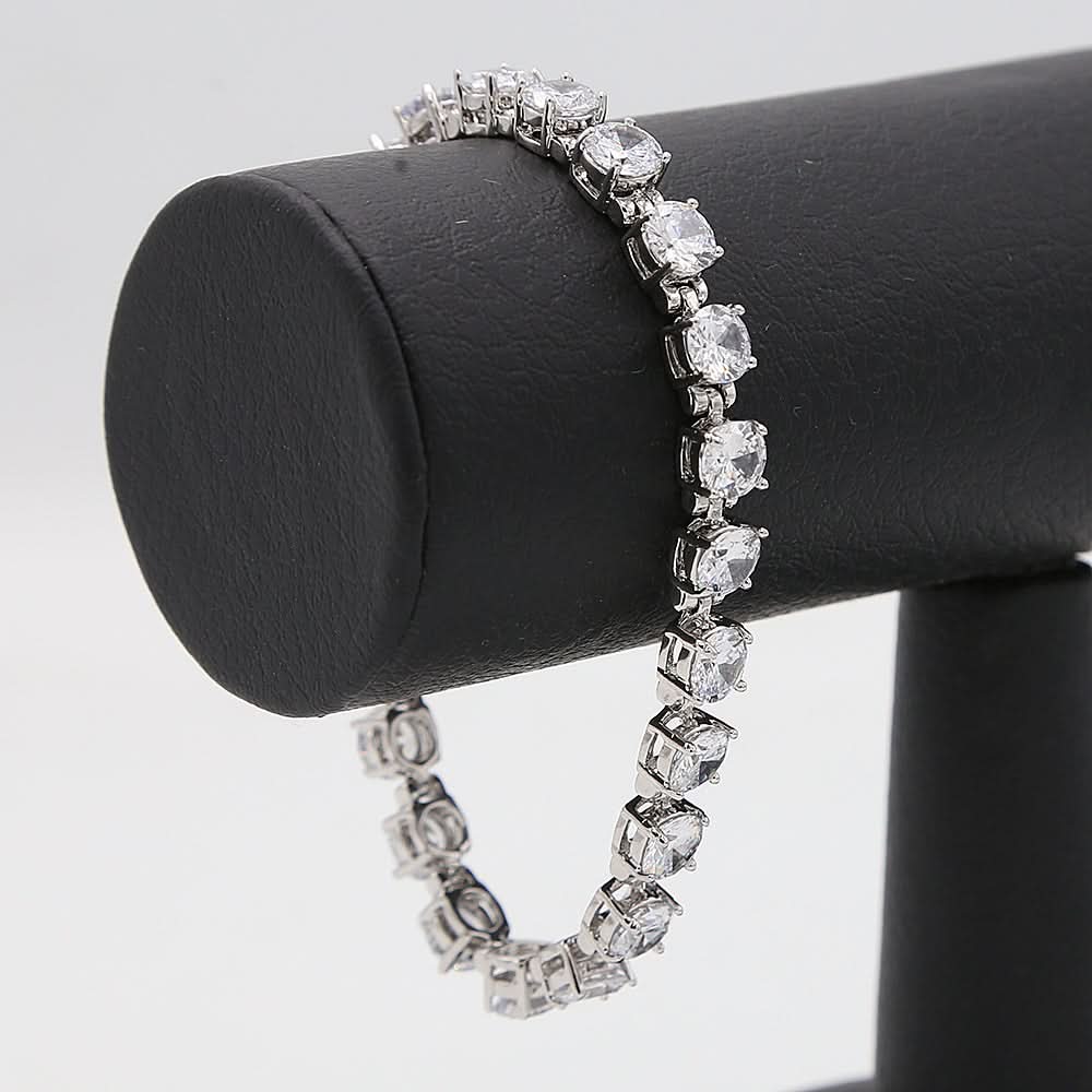 Women's Zircon Bracelet - Silver, Women, Bangles & Bracelets, Chase Value, Chase Value