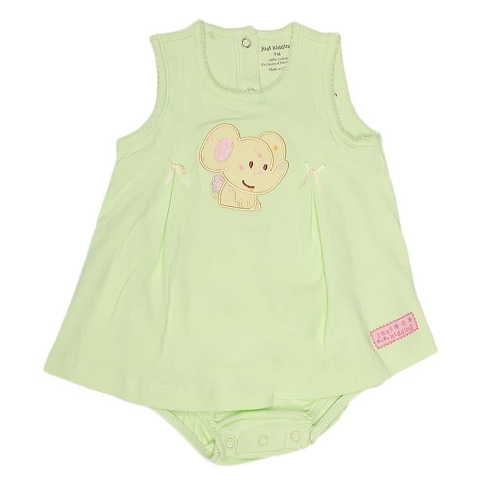Newborn Girls Romper - Green, Kids, NB Girls Rompers, Chase Value, Chase Value