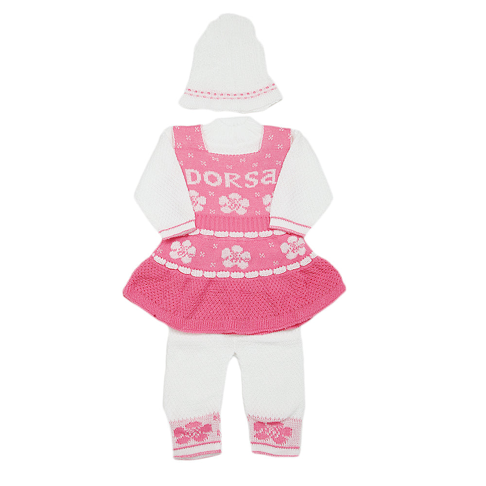 Newborn Girls Irani Suit - Pink, Kids, NB Girls Sets And Suits, Chase Value, Chase Value