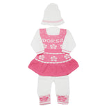 Newborn Girls Irani Suit - Pink, Kids, NB Girls Sets And Suits, Chase Value, Chase Value