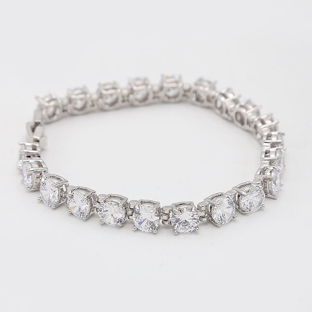 Women's Zircon Bracelet - Silver, Women, Bangles & Bracelets, Chase Value, Chase Value