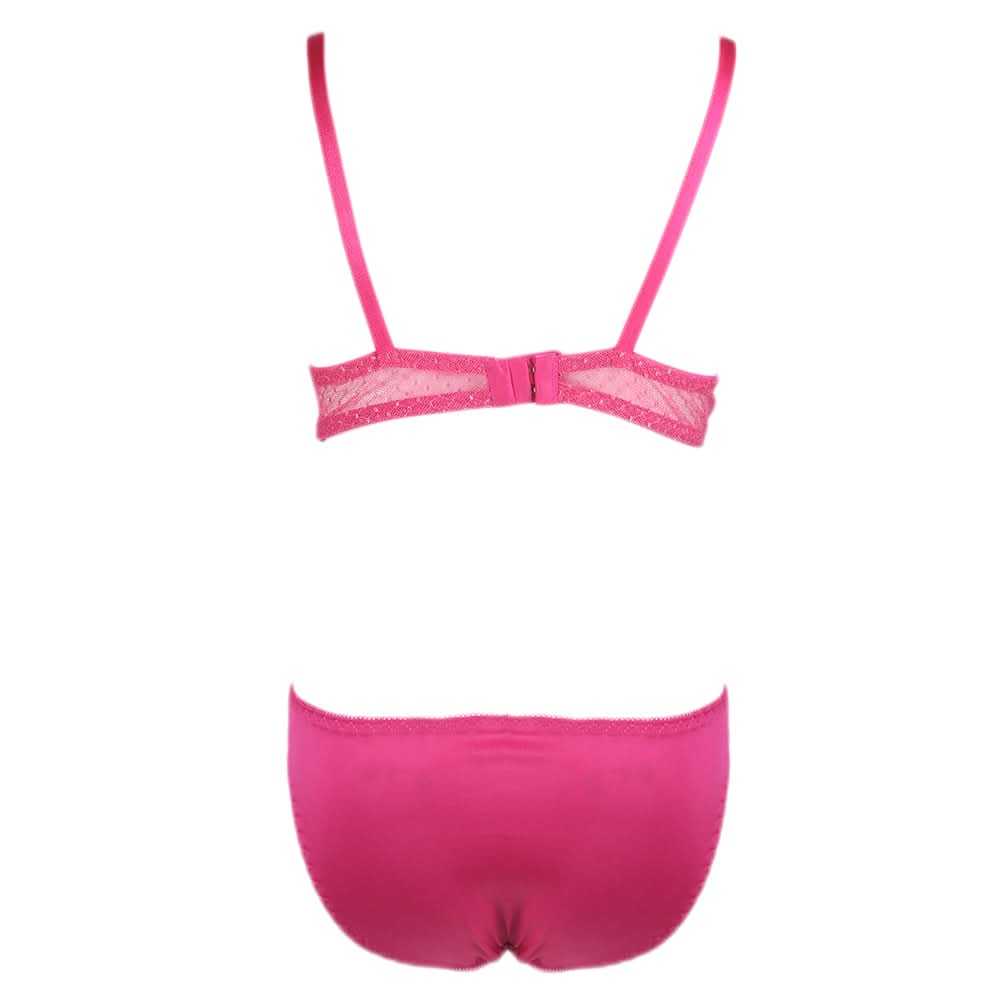Women's Foam Bra & Panty Set - Pink, Women, Bra And Panty Sets, Chase Value, Chase Value