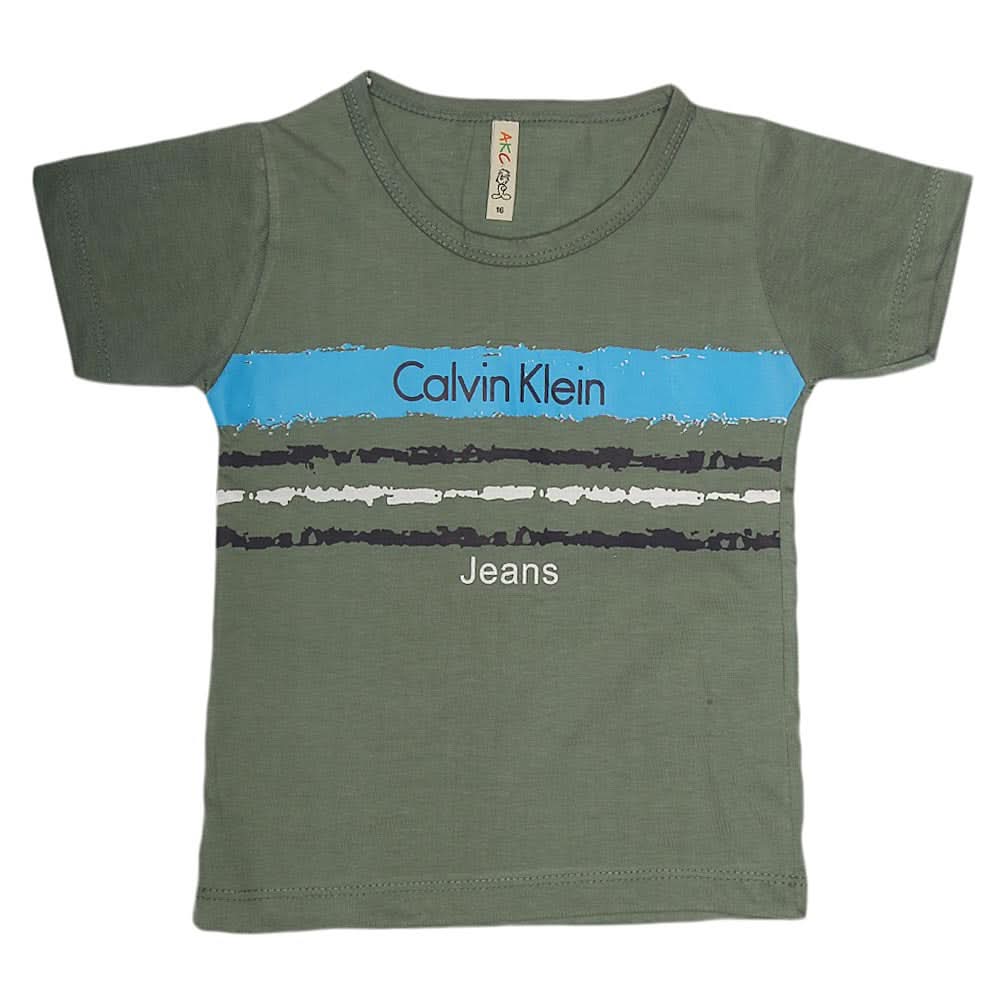 Boys Print T-Shirt  - Green, Kids, Boys T-Shirts, Chase Value, Chase Value
