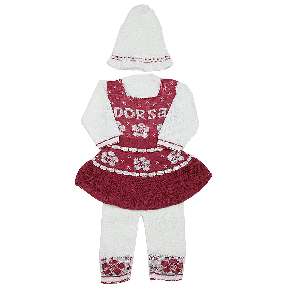 Newborn Girls Irani Suit - Dark Pink, Kids, NB Girls Sets And Suits, Chase Value, Chase Value