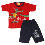 Boys Half Sleeves Suit - Red, Kids, Boys Sets And Suits, Chase Value, Chase Value