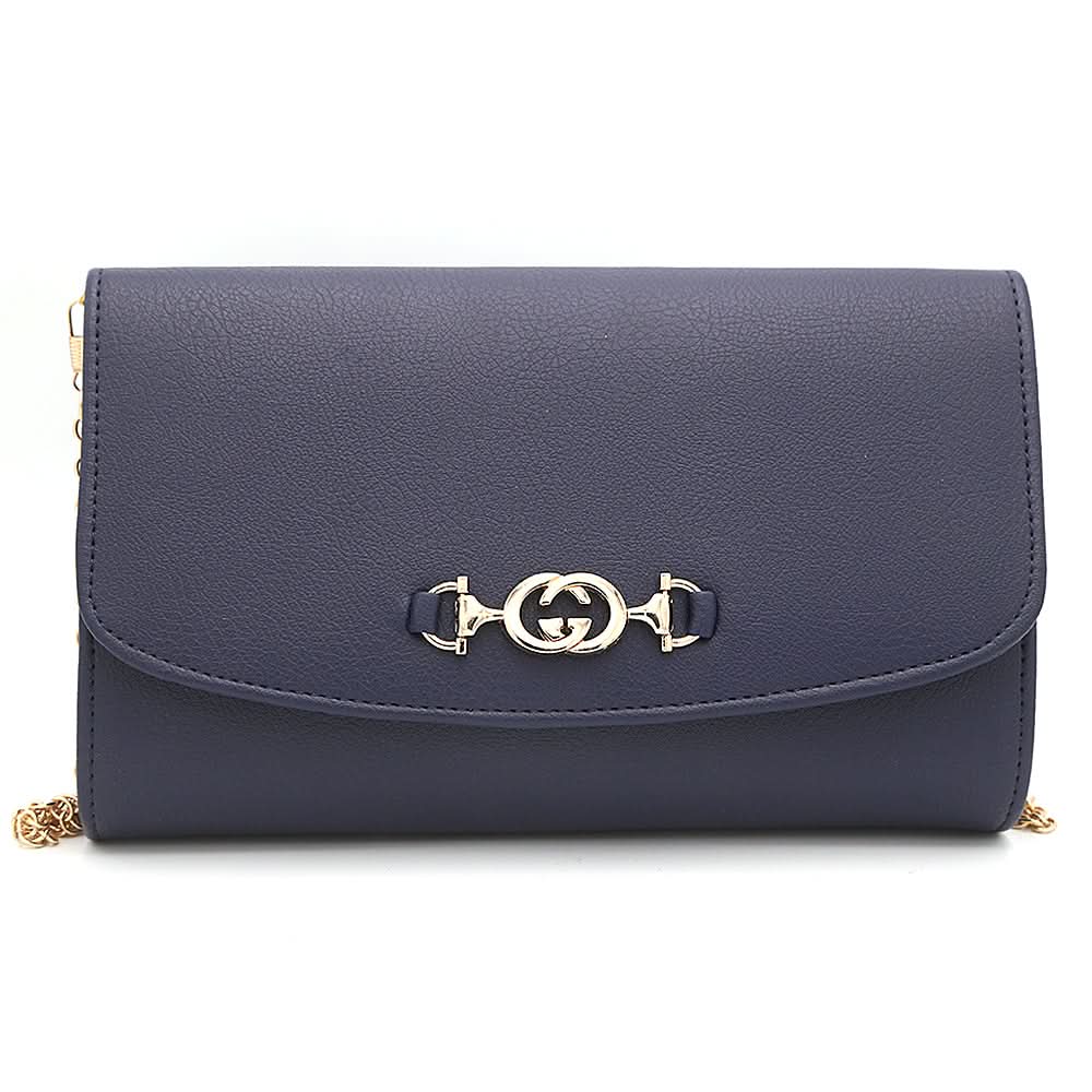 Women's Fancy Clutch 6935 - Navy Blue, Women, Clutches, Chase Value, Chase Value