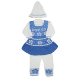 Newborn Girls Irani Suit - Royal Blue, Kids, NB Girls Sets And Suits, Chase Value, Chase Value