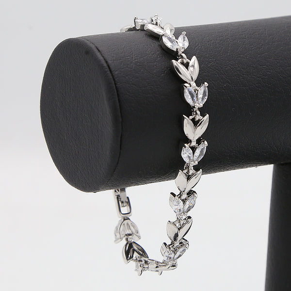 Women's Zircon Bracelet - Silver, Women, Bangles & Bracelets, Chase Value, Chase Value