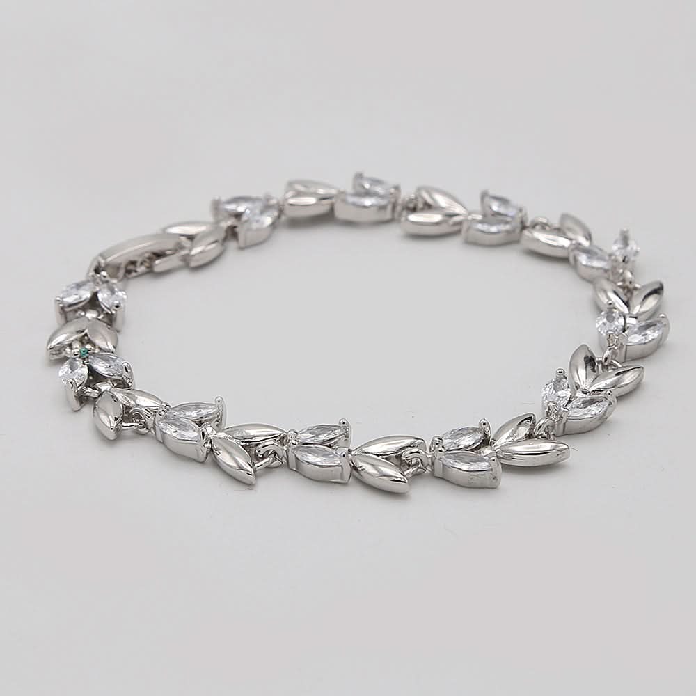 Women's Zircon Bracelet - Silver, Women, Bangles & Bracelets, Chase Value, Chase Value