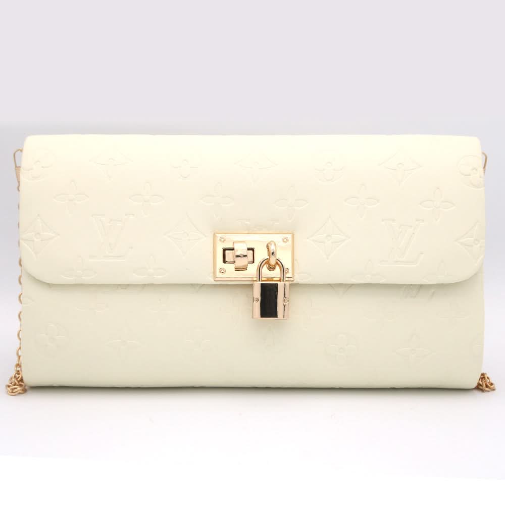 Women's Fancy Clutch 6787 - Off White, Women, Clutches, Chase Value, Chase Value