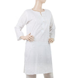 Women's Chicken Kurti - E - White, Women, Ready Kurtis, Chase Value, Chase Value