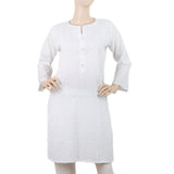 Women's Chicken Kurti - F - White, Women, Ready Kurtis, Chase Value, Chase Value