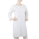 Women's Chicken Kurti - F - White, Women, Ready Kurtis, Chase Value, Chase Value